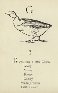 文字G 作： Edward Lear